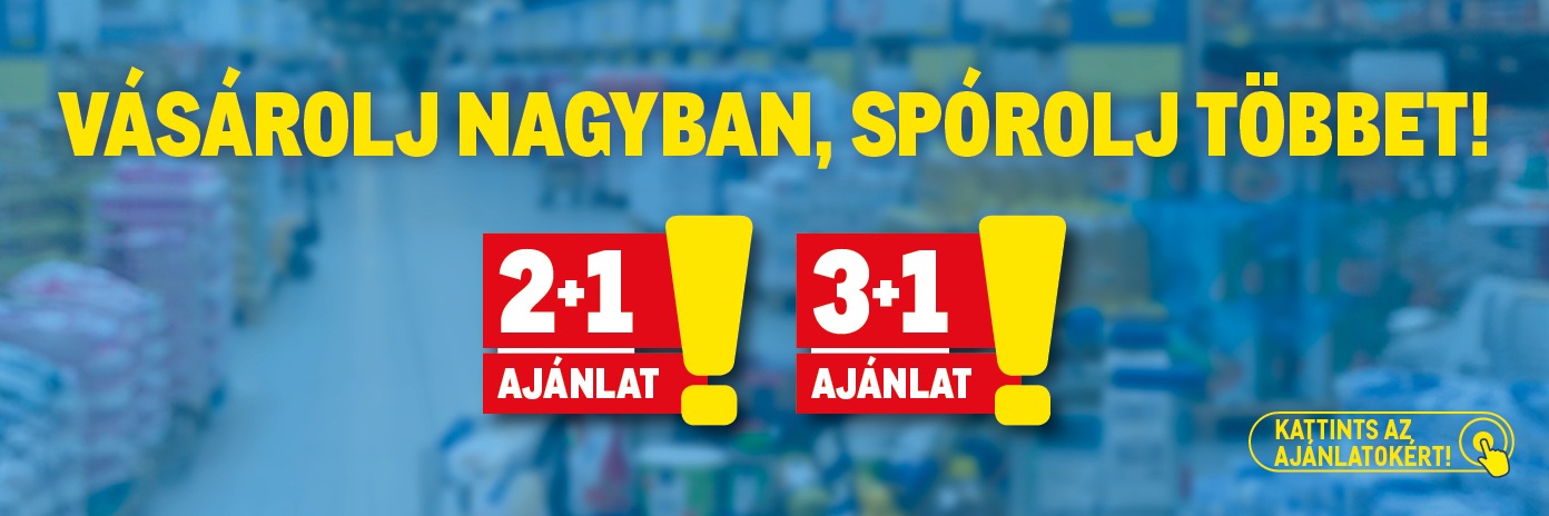 Vásárolj nagyban, spórolj többet!