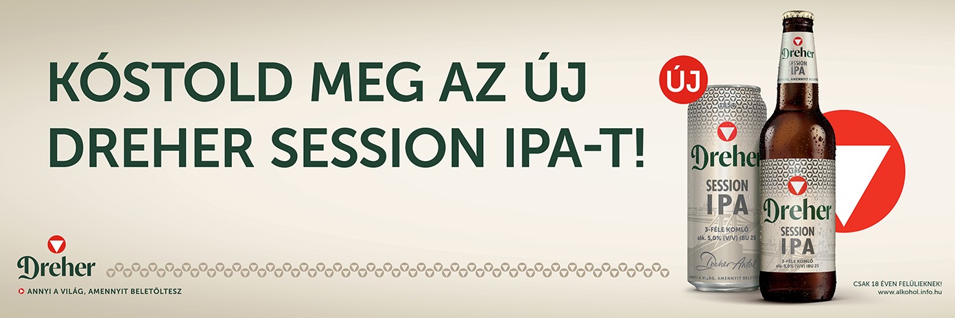 Kóstold meg az új Dreher Session IPA-t!