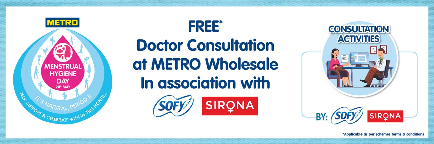 Menstrual Hygiene Event-Free Doctor Consultation at METRO Wholesale India