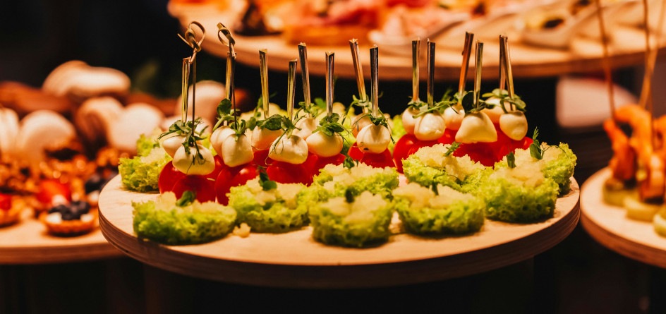 Attrezzature per il catering di eventi a buffet