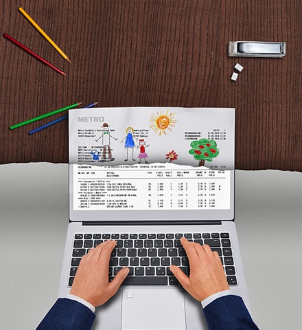 Funzione di ricerca delle fatture elettroniche METRO Search electronic invoices