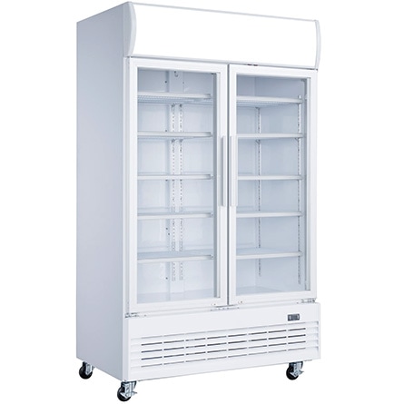 white professional fridge