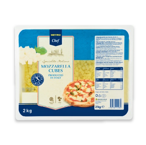 mozzarella cubettata