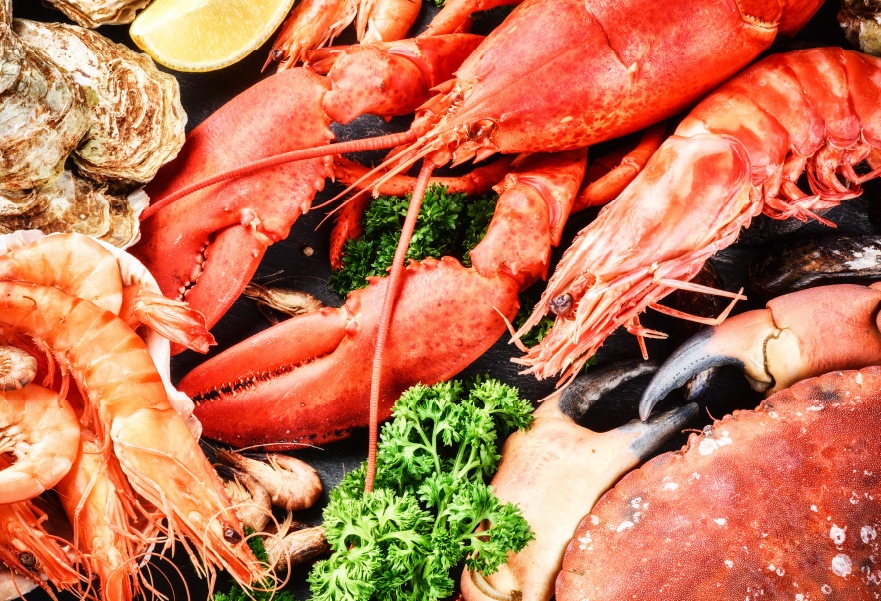 pesce fresco - crostacei