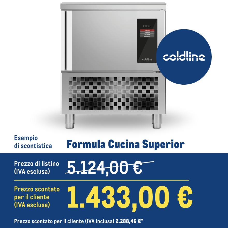 Abbattitore multifunzione MODI UP 5 GN 1/1 Coldline