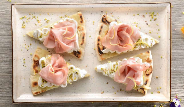 Pizza gourmet alla mortadella - ricette bruch