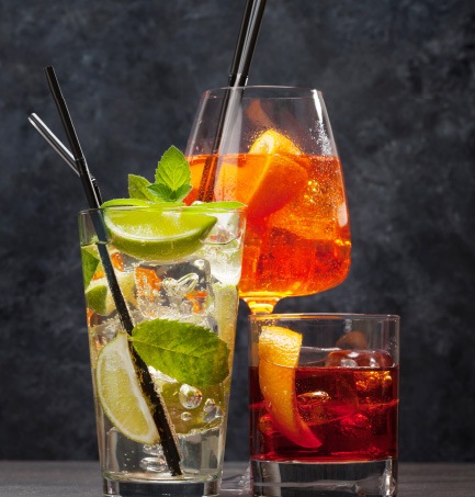 spirits - welcome pack, bar