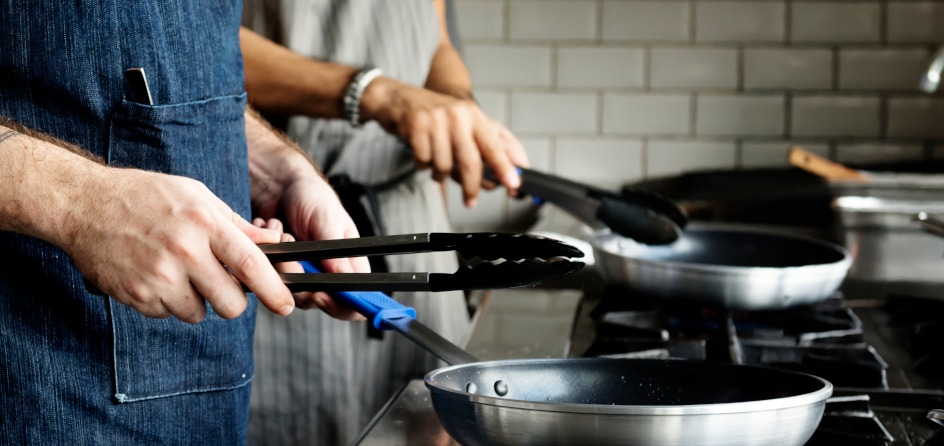 Restaurant Utensil Storage