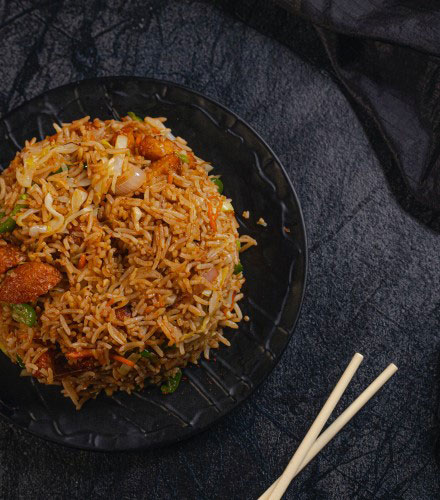 orez integral cu carne de pui