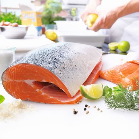 Somon proaspat pret mic la metro raionul de peste