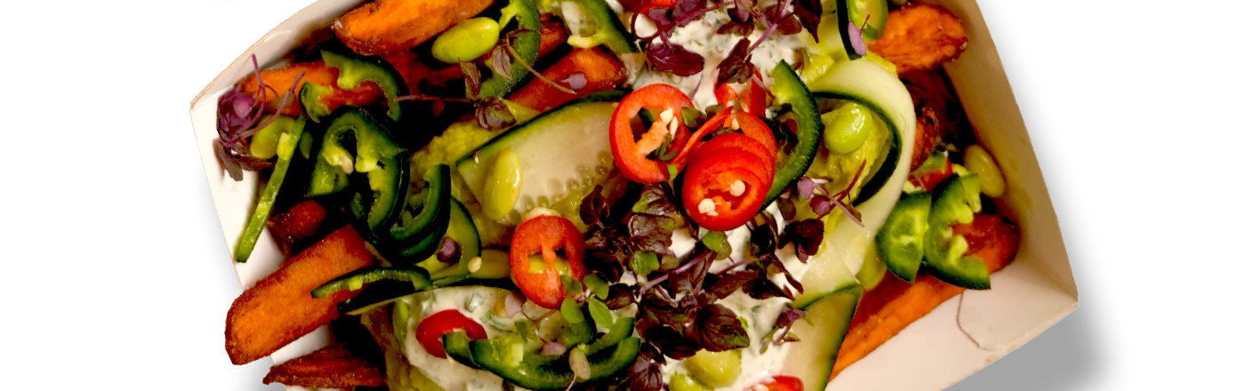 Green Goddess loaded fries