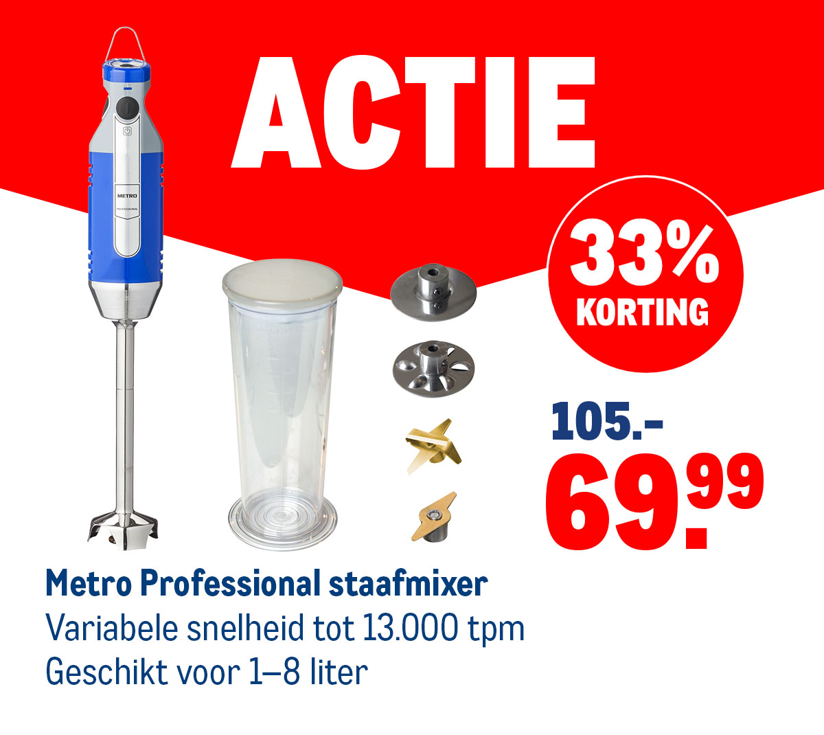 Staafmixer met korting