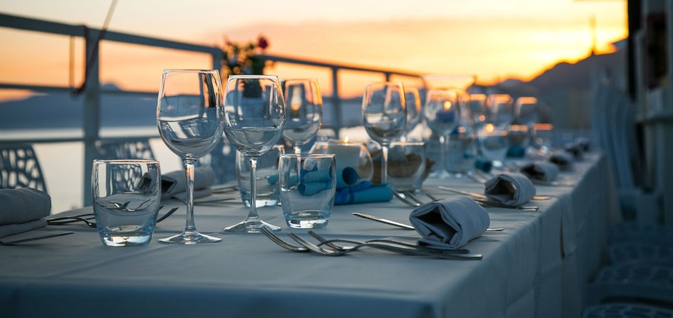 Dining space furniture and appliances