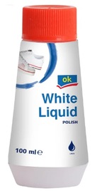 OK Shoe Polish Liquid White 100ML