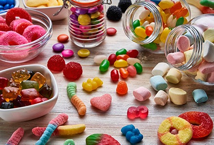 Cukierki i żelki owocowe