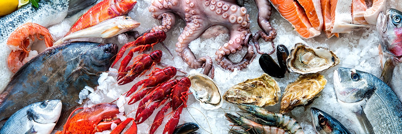 Ryby i owoce morza mrożone