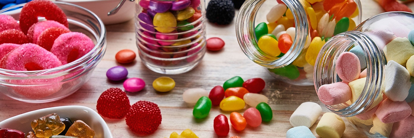 Cukierki i żelki owocowe