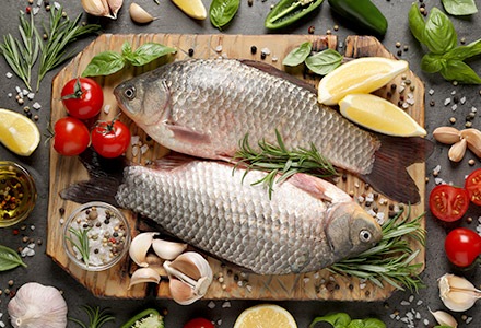 Ryby hodowlane słodkowodne całe