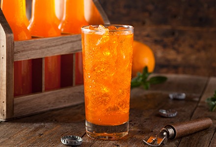 Oranżada z lodem