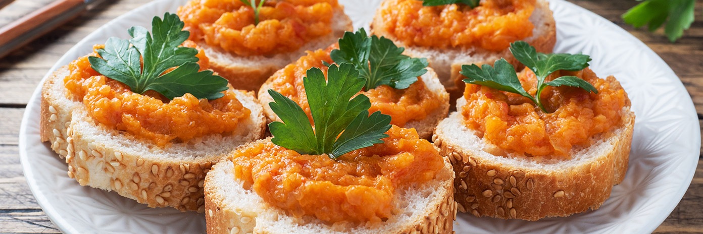 Kanapki z pastą warzywną