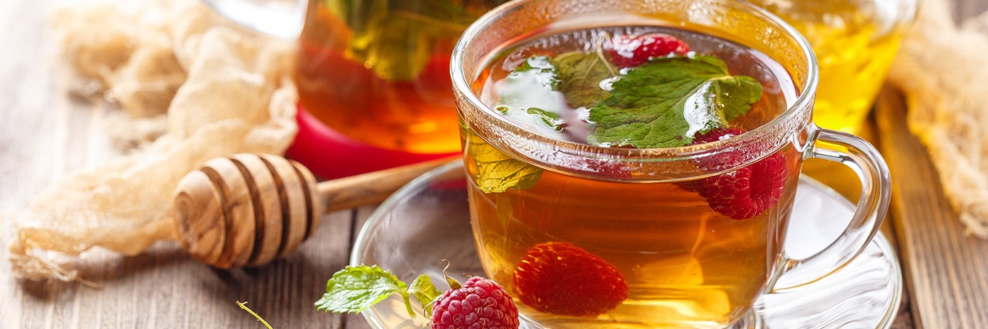 Herbata owocowa z malinami