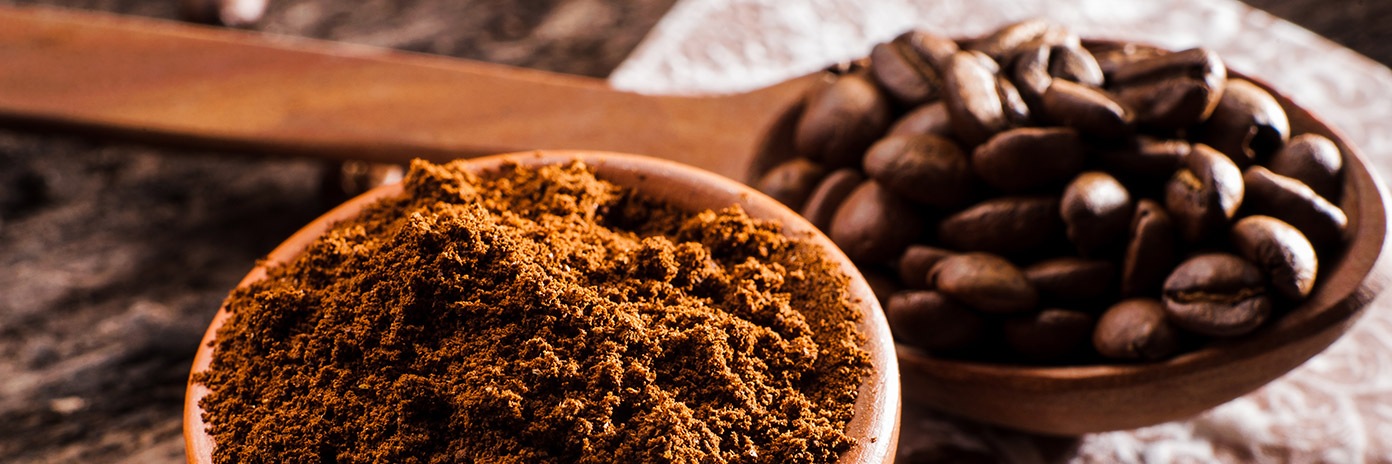 Kawa mielona i kawa w ziarnach