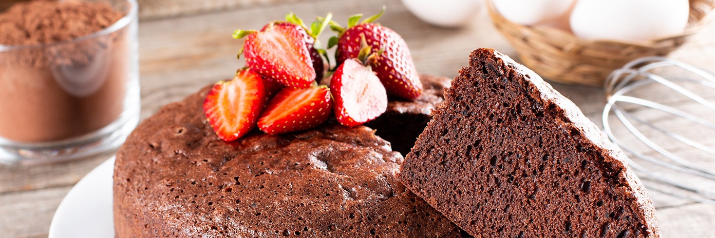 Gotowe ciasto z owocami