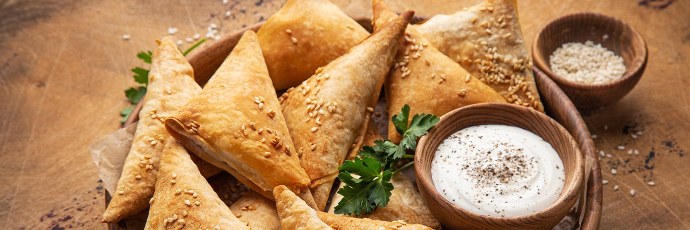 Rożki z ciasta filo