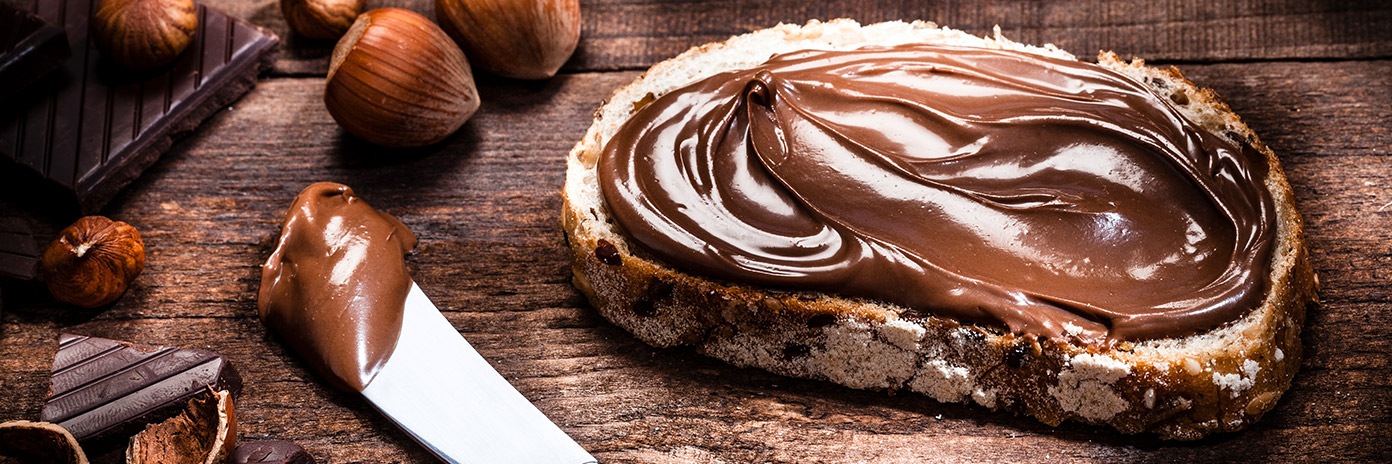 Kanapka z kremem orzechowym