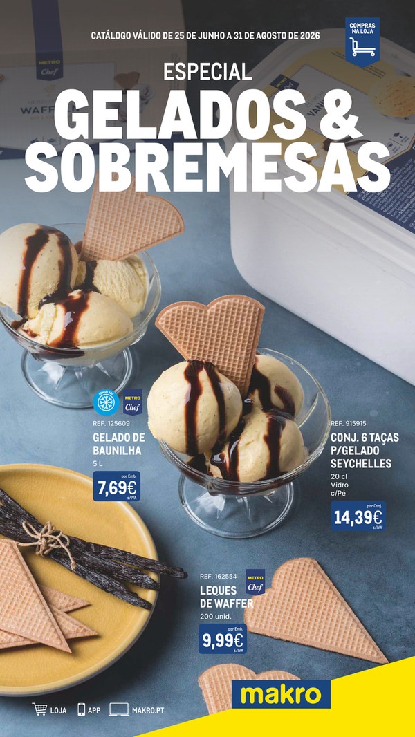 Especial Gelados & Sobremesas