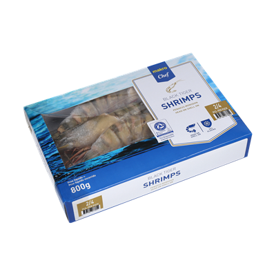 CAMARÃO BLACK TIGER MAKRO CHEF 2/4 800 G
