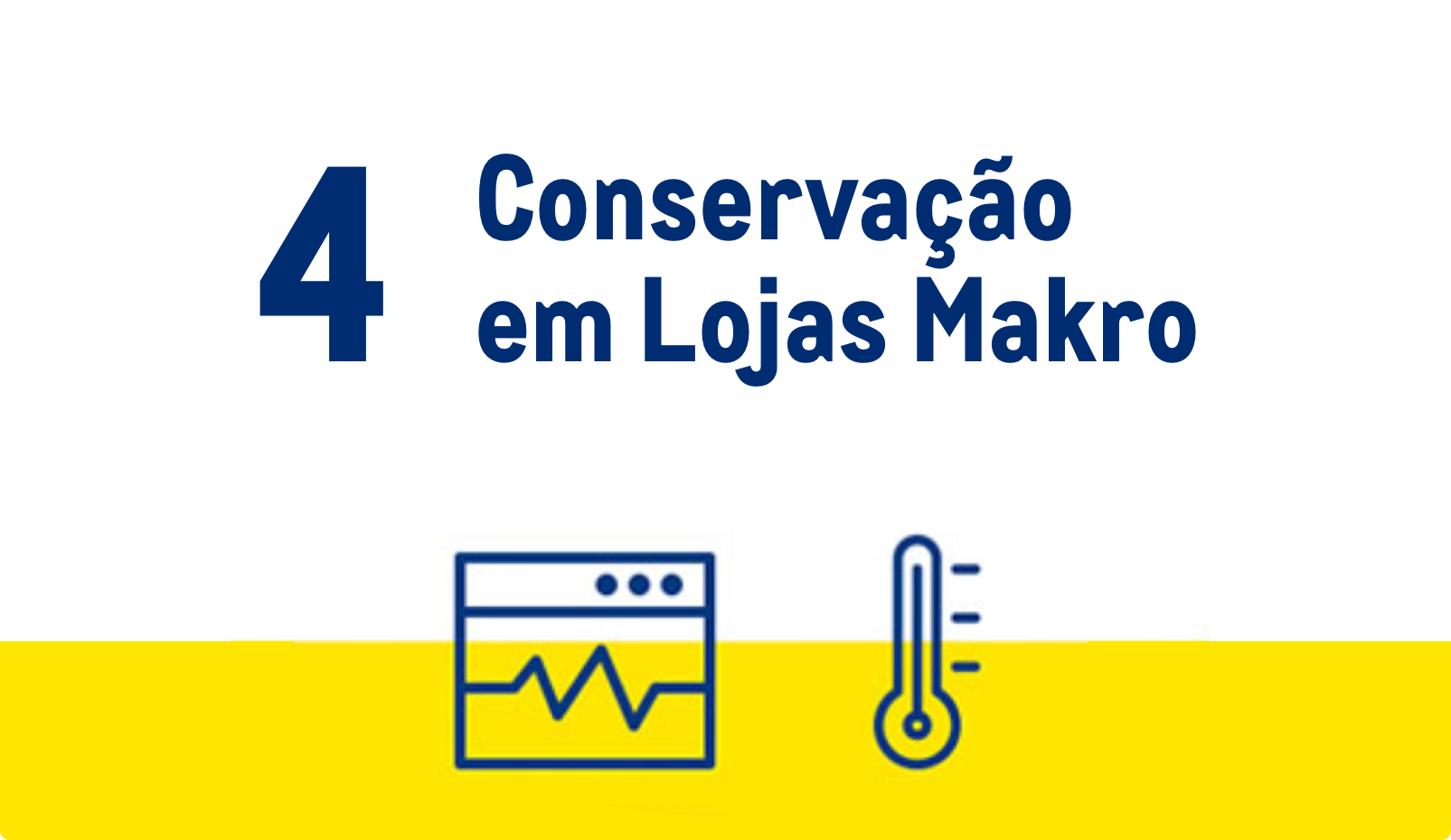 Conservação em lojas makro