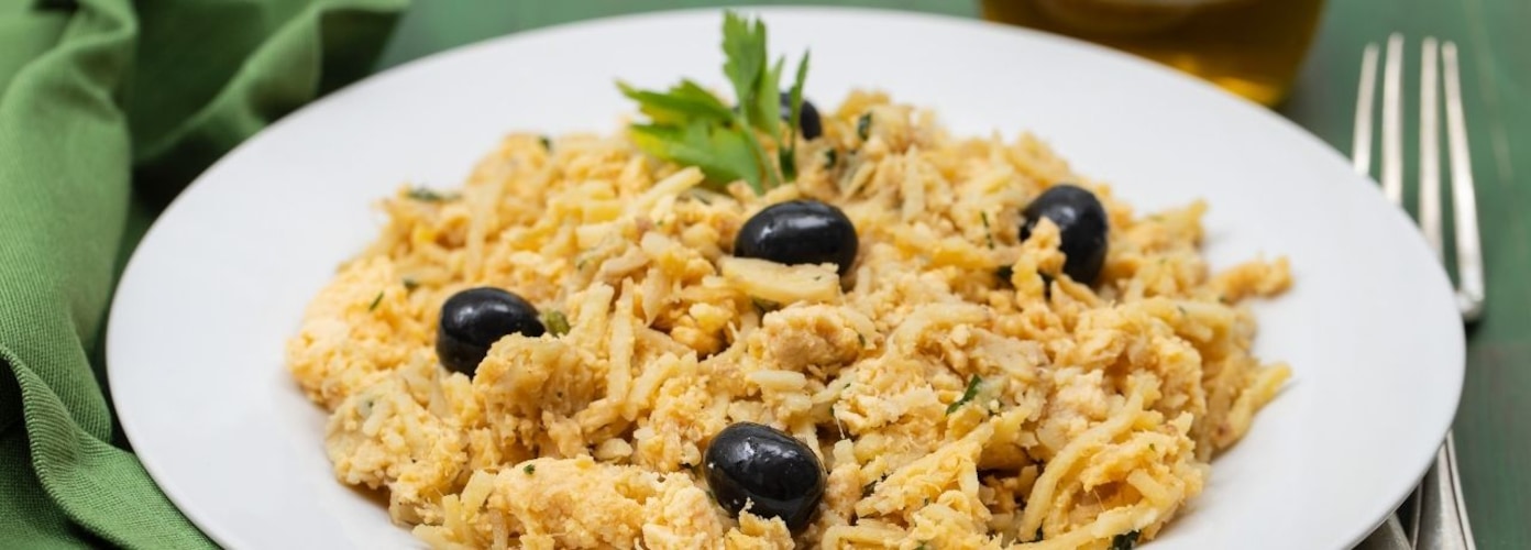 prato de bacalhau à brás
