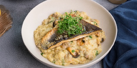 Açorda de Bivalves e Robalo