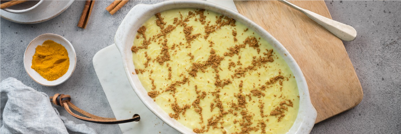 Arroz doce vegan