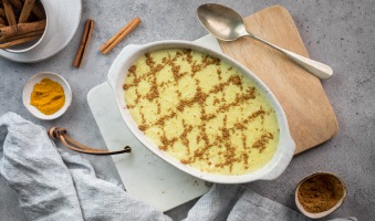 Arroz doce vegan