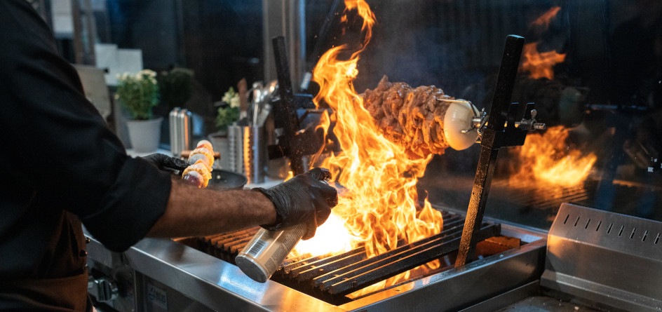 Cooking food truck equipment - grills