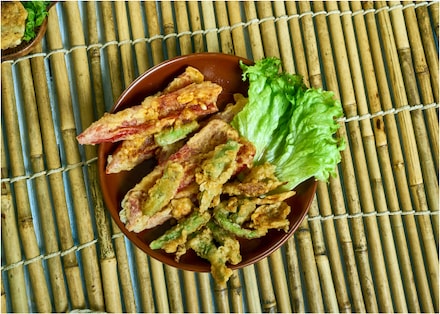 Prato com peixinhos da horta