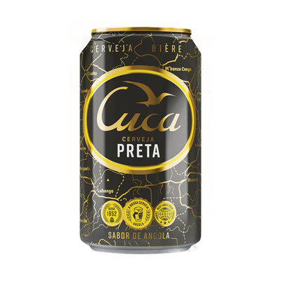 CERVEJA PRETA LATA CUCA 33CL