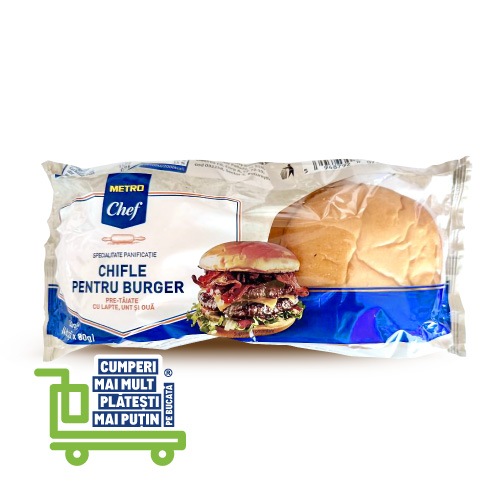 Chifle pentru burger METRO Chef, soluție eficientă pentru preparate consistente și servire rapidă în bucătăria profesională