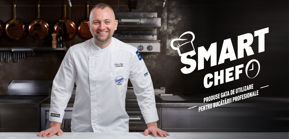 Chef Iulian Chira prezinta gama Smart Chef METRO - produse semipreparate pentru restaurante si bucatarii profesionale