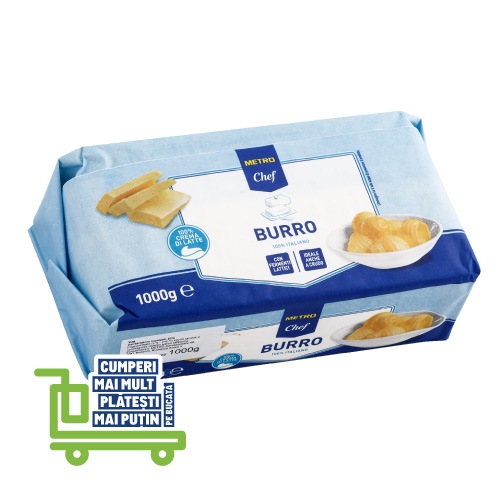 Unt METRO Chef 1000g pentru gătit și patiserie, ambalaj profesional pentru afaceri HoReCa.