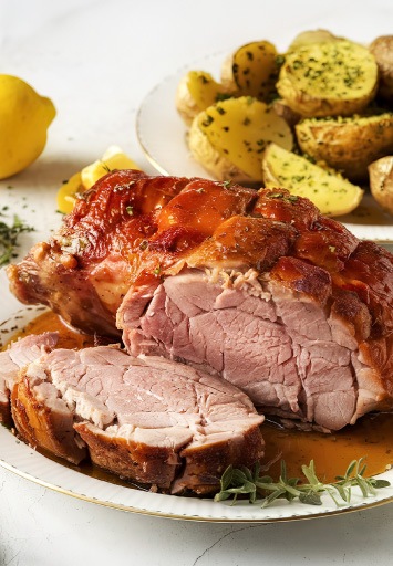 Spată de porc gătită