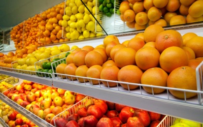 Raft pentru legume și fructe