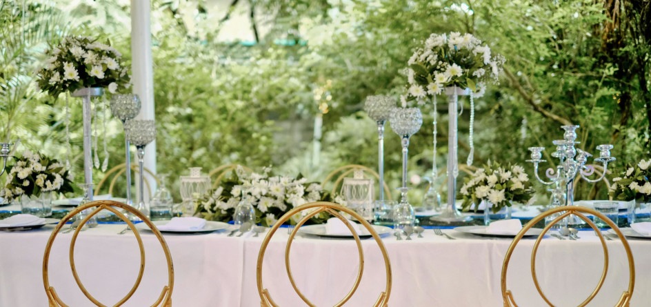 Banquet Tables in Catering Event