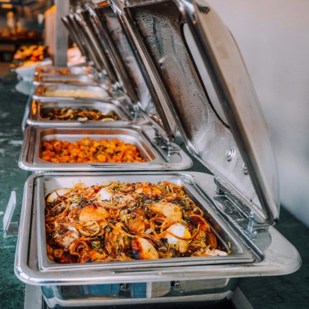 Keeping Food Warm with chafing dishes