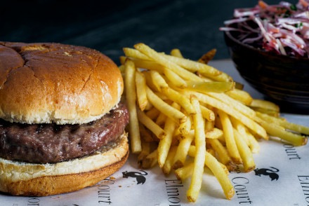 Table settings in a Fast Food