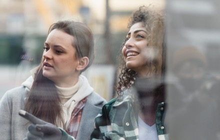 Customers at Restaurant Window