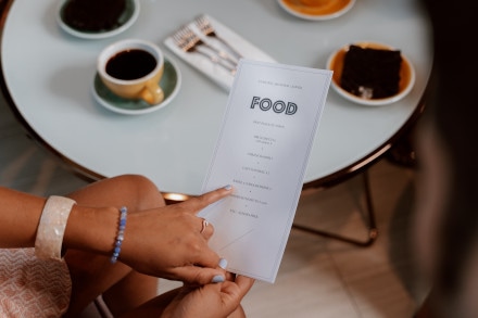 Menu items order