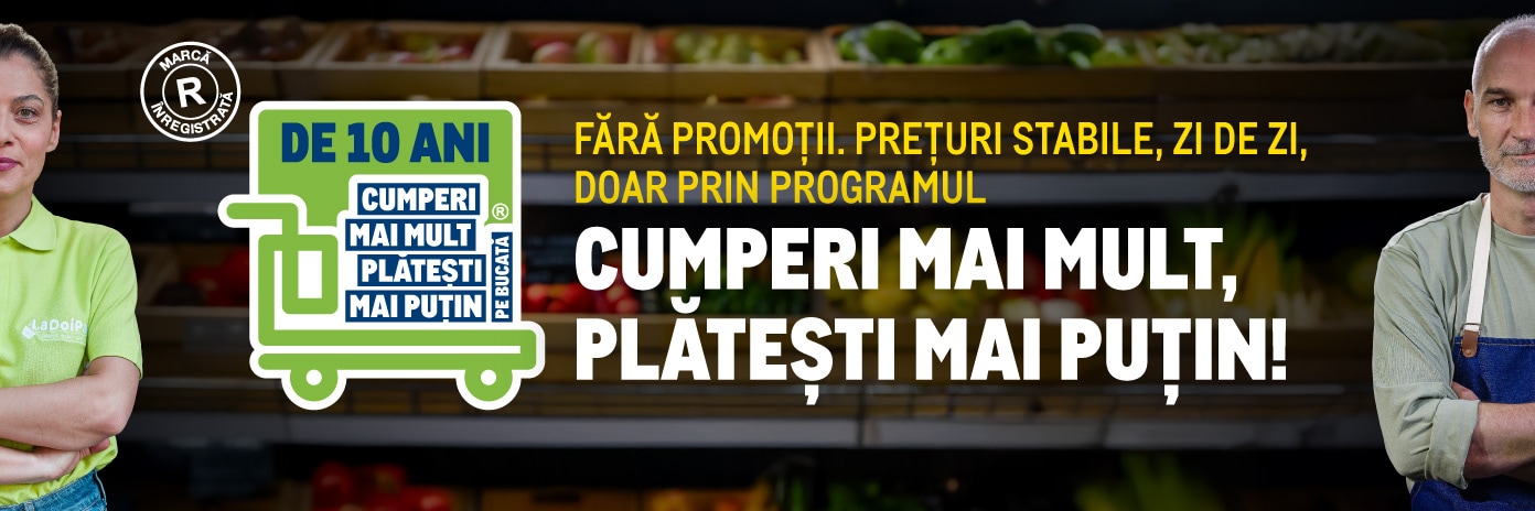 Cumperi mai mult, platesti mai putin - 10 ani